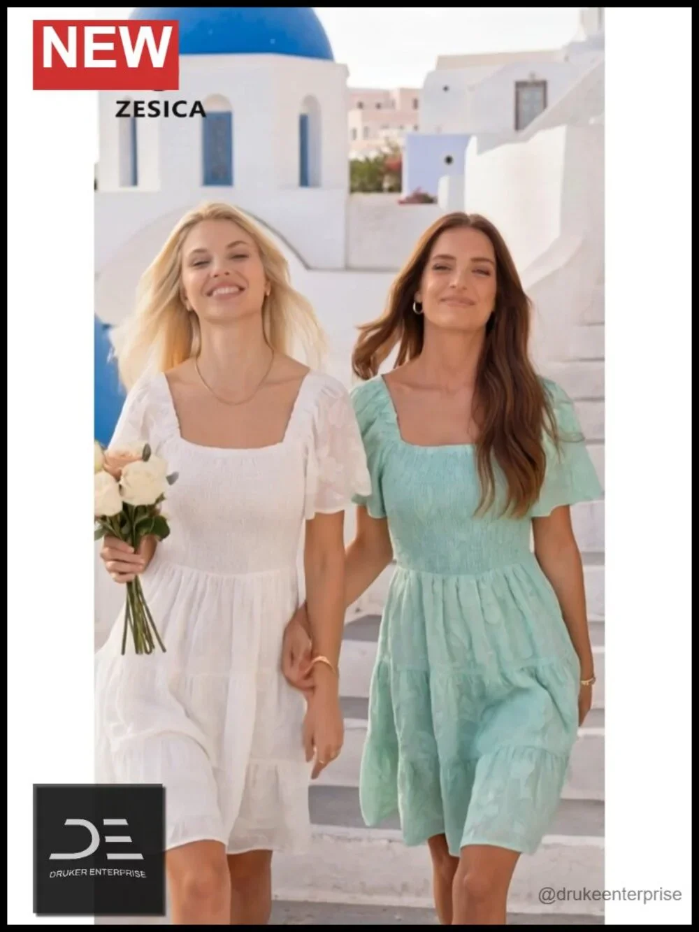 Boho Floral Mini Dress Short Sleeve Square Neck Smocked A-Line Swing Sundress